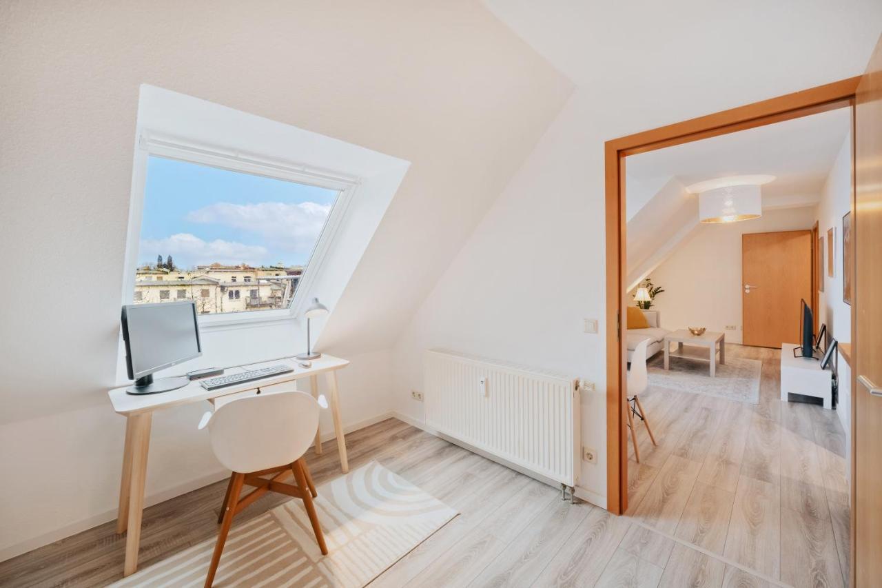 Bliss Place - Serviced Apartment - Arbeitsplatz, Zentral, Kueche, Waschmaschine, Smarttv Magdeburg Exteriör bild